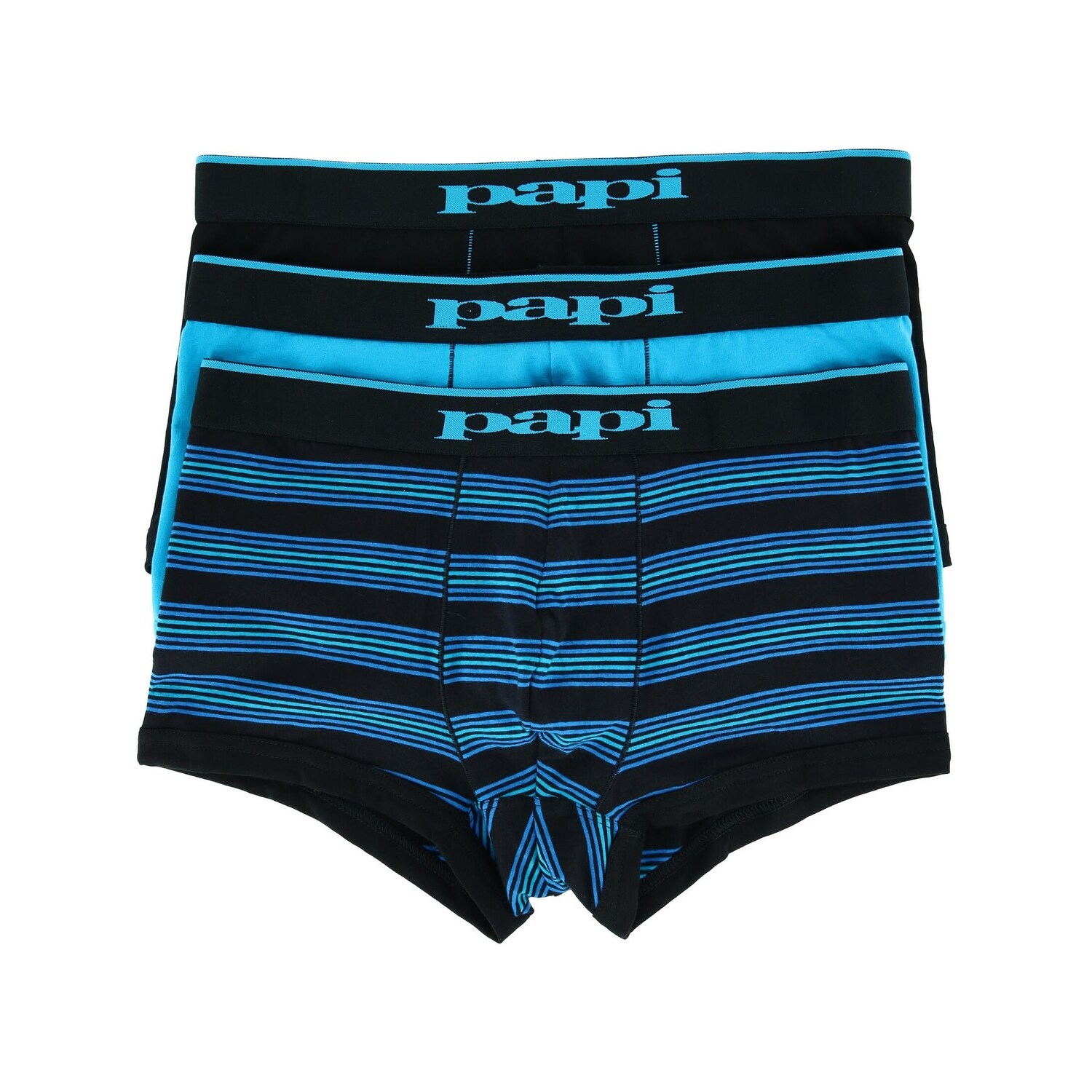 Papi 3-Pack Men's Underwear Stretch Cotton Brazilian Trunks Papi 3-Pack Men's Underwear Stretch Cotton Brazilian Trunks