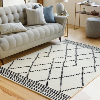 Livabliss Perica Modern Boho Wool Area Rug