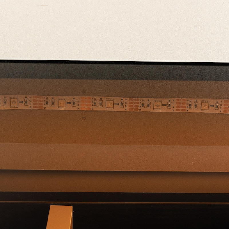 Bluetooth-Controlled 6-Drawer Dresser with Toughened Glass and Arc-Corner Design