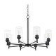 preview thumbnail 1 of 2, Quorum International 6112-8 Providence 8 Light 32" Wide Chandelier Matte Black