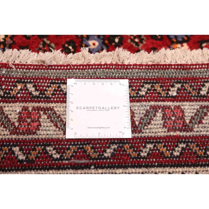 ECARPETGALLERY Hand-knotted Andelz Dark Red Wool Rug - 2'4 x 10'11