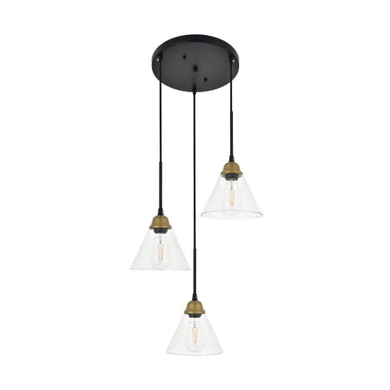 Histoire 3 light chrome Pendant