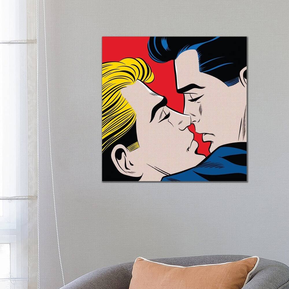 iCanvas "Kiss" by Joseph McDermott Canvas Print