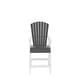 preview thumbnail 4 of 5, 2-Piece All-Weather Outdoor Barstools with High Back for Garden, Backyard