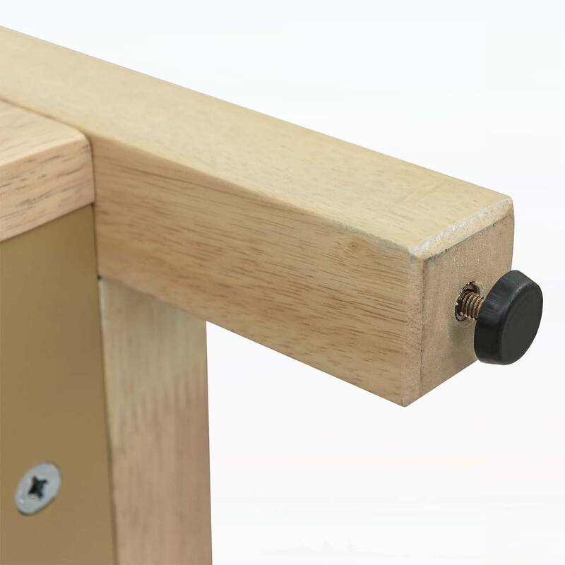 Exquisite Storage Cabinet with Wood Frame and Adjustable Shelves