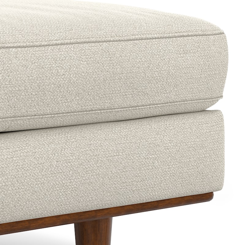 WYNDENHALL Brixley 49 inch Wide Mid-Century Modern Table Ottoman