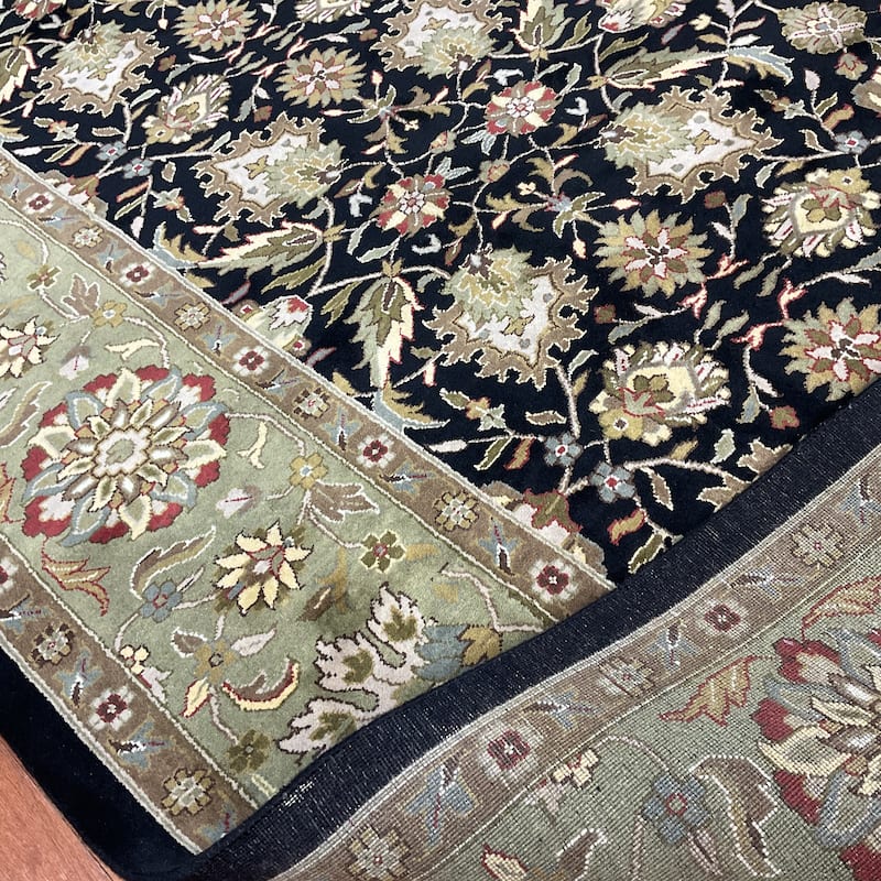 HERAT ORIENTAL Handmade Kashan Wool Rug - 10' x 14'