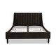 preview thumbnail 10 of 202, Aspen Mid-Century Modern Performance Fabric Low Profile Upholstered Platform Bed