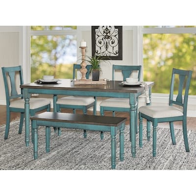 Willow Modern Farmhouse 6-piece Dining Set