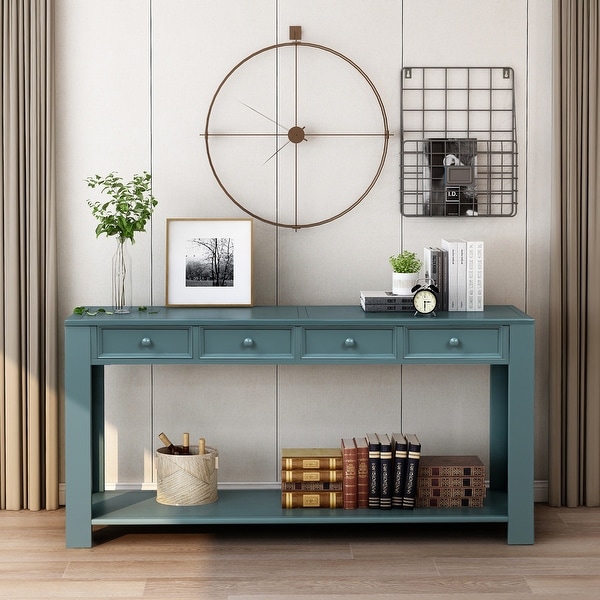 Classic Accent Console Table for Entryway Hallway Sofa Table with