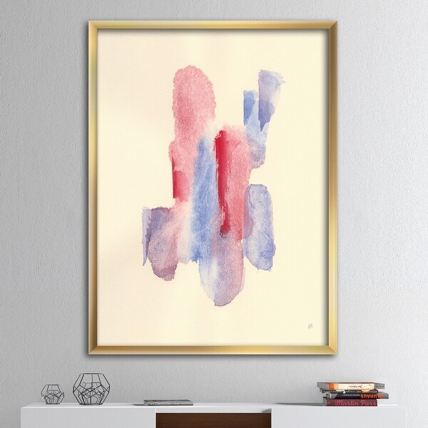 Designart 'geometric Pastel II' Mid-Century Modern Framed Art Print. Opens flyout.