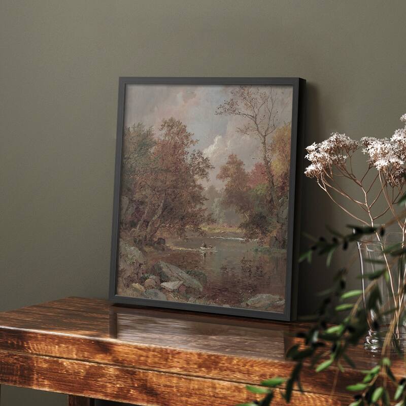 Vintage Landscape XXXVII -Framed Print