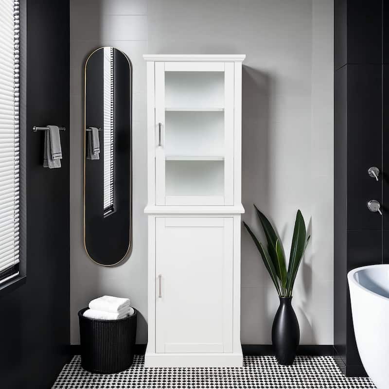 Serenity Tall Cabinet Black