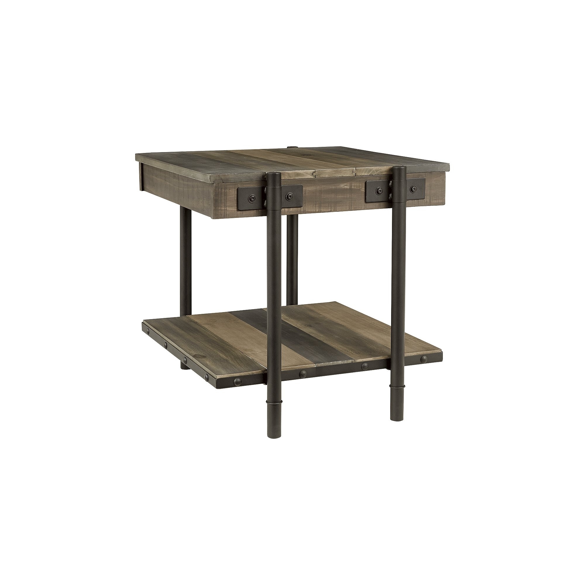 end table with light