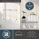 preview thumbnail 4 of 7, Da Vinci 3L Brushed Nickel Linear Chandelier Island Pendant Light Fixture - 39.75-in W x 16.63-in H x 9.75-in D