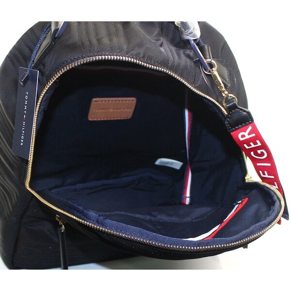tommy hilfiger gold backpack
