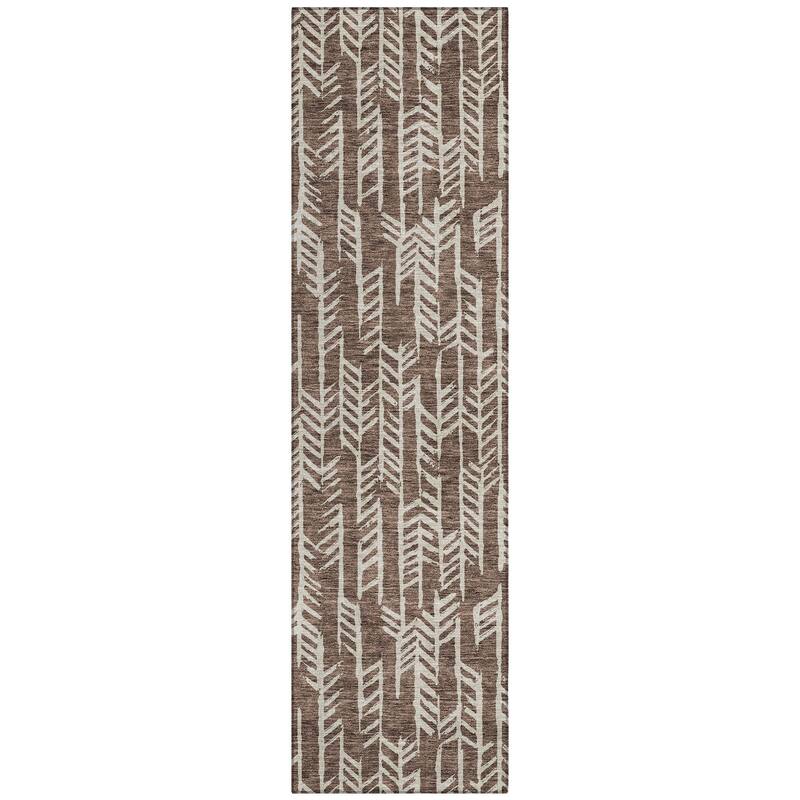 Machine Washable Indoor/ Outdoor Chantille Modern Arrows Rug