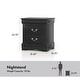 preview thumbnail 6 of 5, Furniture of America Mayday Traditional 3-Piece Solid Wood Nightstand and Dresser Set