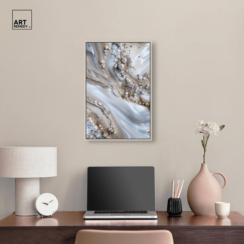 Effervescent Earth Canvas by Art Remedy
