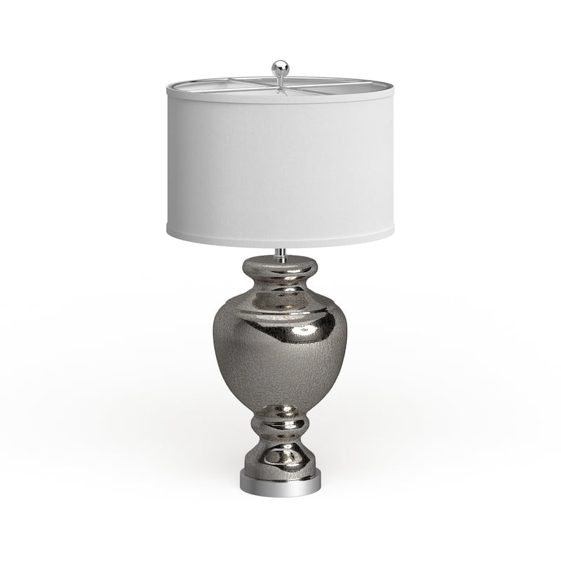 SAFAVIEH Lighting 28-inch Morocco Mercury Glass Table Lamp (Set of 2) - 15"x15"x28" - 15"x15"x28" - Mercury