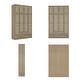 preview thumbnail 46 of 72, Rattan-Accented Wardrobe - Spacious Clothing Organizer with Style