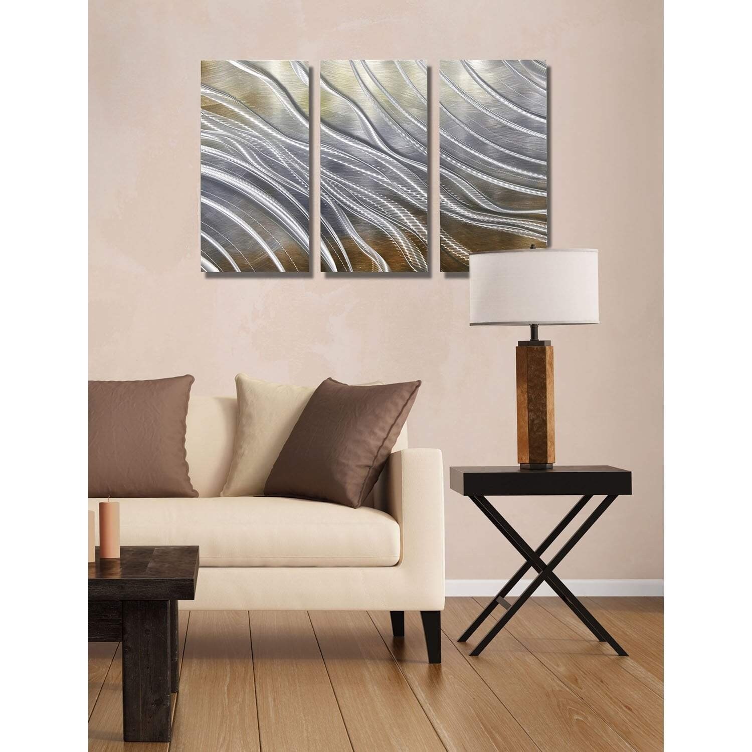Shop Statements2000 Gold Silver Abstract 3d Metal Wall Art By