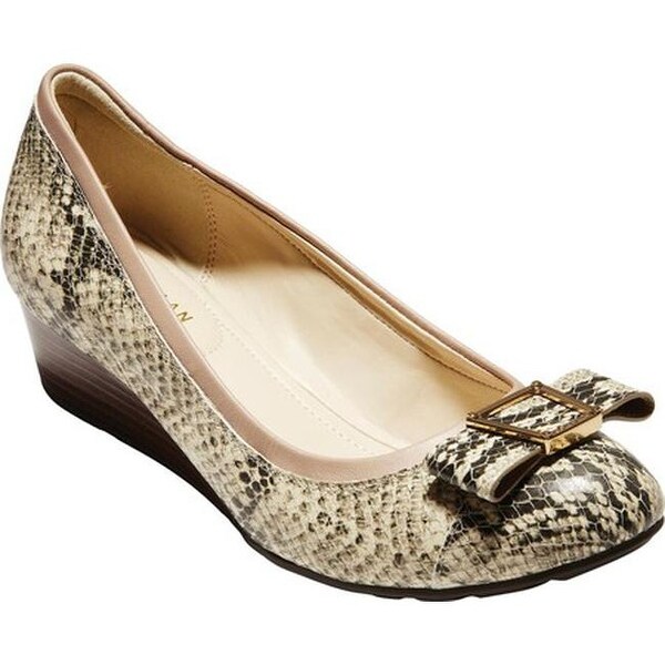 cole haan bow wedge