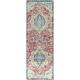Hal Vintage Boho Traditional Pink Medallion Area Rug