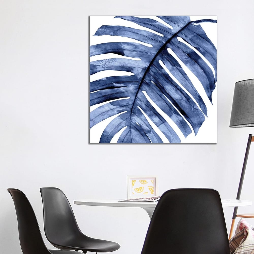 iCanvas "Indigo Palm, Close-Up II" by Melonie Miller Canvas Print