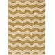 preview thumbnail 3 of 39, Hand-Woven Madeline Natural Jute Chevron Rug - 2' x 3'