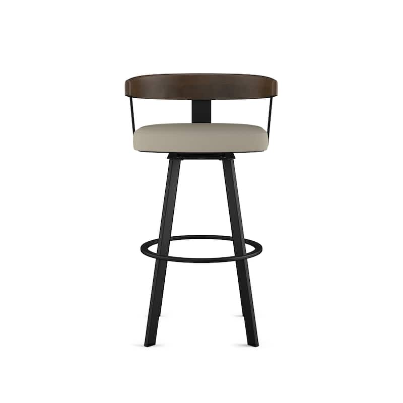 Amisco Lars Swivel Counter and Bar Stool