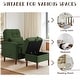 preview thumbnail 39 of 59, Adjustable Backrest Lounge Accent Chair Set with Storage Ottoman