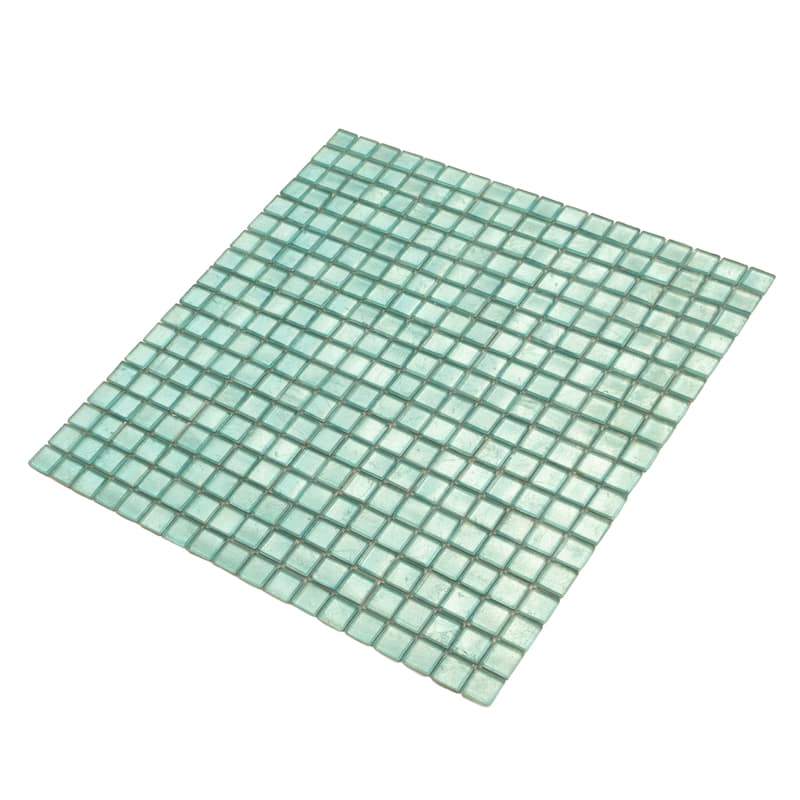 Apollo tile 12" x 12" Skosh Glossy Bottle Green Glass Tile (9.34 sq ft/case) - 10 Pack