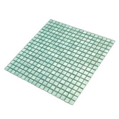 Apollo tile 12" x 12" Skosh Glossy Bottle Green Glass Tile (9.34 sq ft/case) - 10 Pack