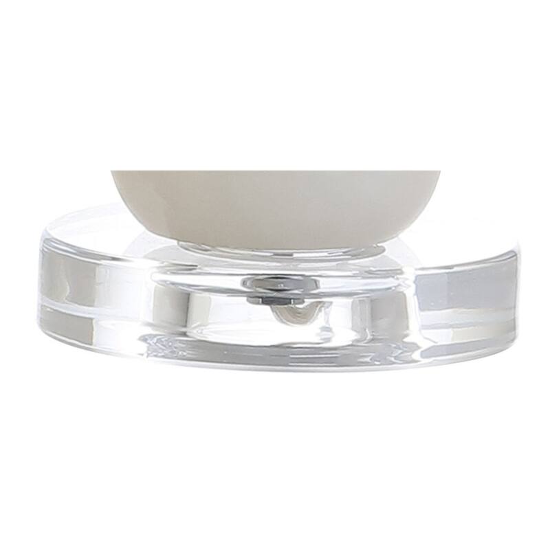 JONATHAN Y Eliza 23" Alabaster LED Table Lamp, Crystal Base