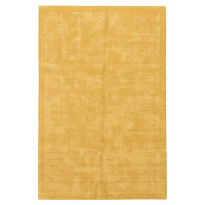 ECARPETGALLERY Hand Loomed Kashkuli Gabbeh Gold Wool Rug - 6'6 x 9'11
