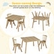 preview thumbnail 10 of 18, Gymax 3PCS Toddler Furniture w/Pine Wood Frame Curved Backrest Round