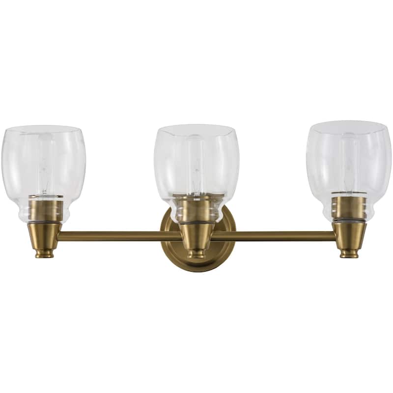 Livabliss Levene Rustic Wall Sconce - Gold