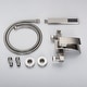 preview thumbnail 4 of 2, Waterfall Wall-mount Bath Tub Filler Faucet with Handheld Shower Brushed Nickel - 8' x 10'