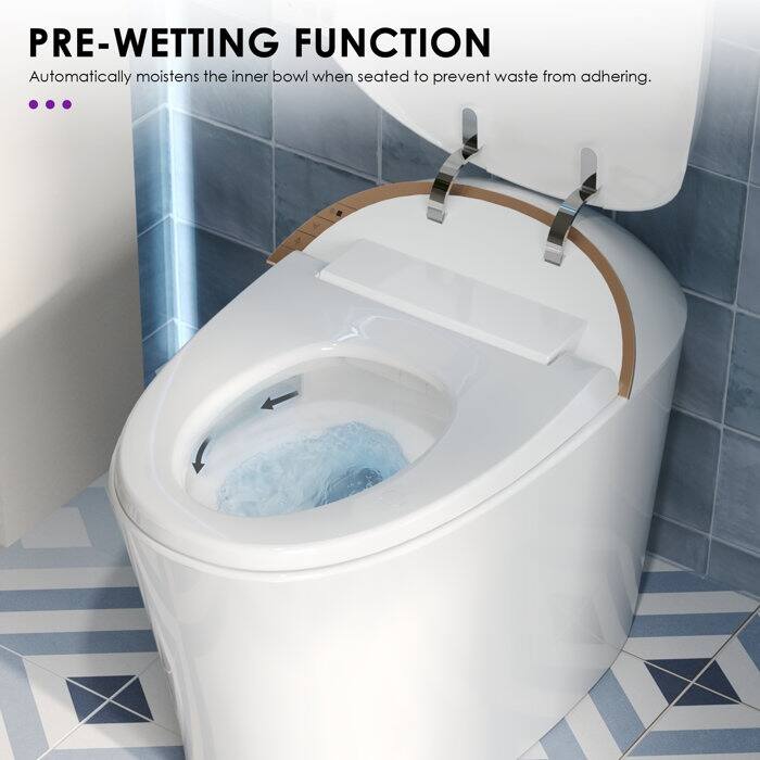 DV-1S0160 Smart Toilet with Advance Bidet, Foot Kick/Off-seat/Blackout/Remote Flush