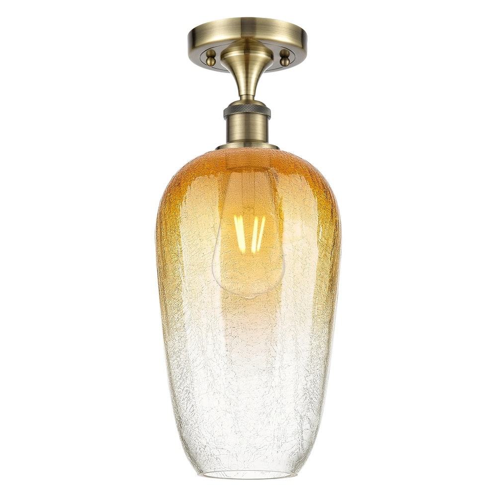 Innovations Lighting 516-1C-16-7 Brookhaven Flute Semi-Flush