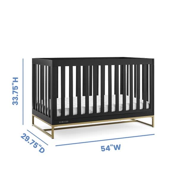 dimension image slide 0 of 2, Jade 4-in-1 Convertible Crib Greenguard - Gold Certified