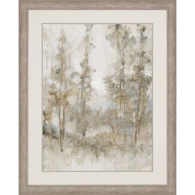Thicket of Trees I Framed Art Giclee Under Glass - Brown