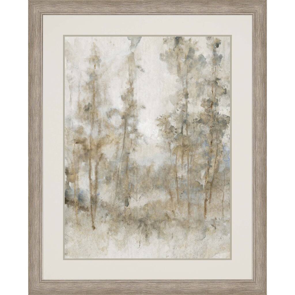 Thicket of Trees I Framed Art Giclee Under Glass - Brown