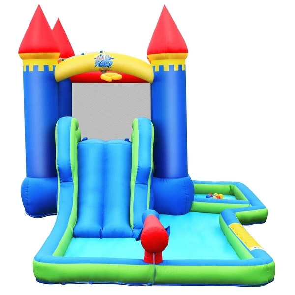 inflatable water slide without blower