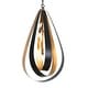 preview thumbnail 27 of 28, LALUZ Modern 4-Light Black Gold Chandelier Lantern Pendant for Kitchen Island Dining Room