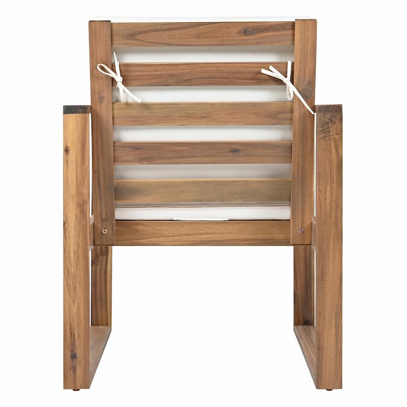 7-Piece Patio Dining Set for 6 - Outdoor Table and Chairs with Umbrella Hole