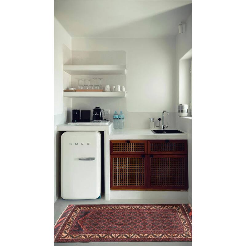 ECARPETGALLERY Hand-knotted Teimani Red Wool Rug - 2'9 x 4'7