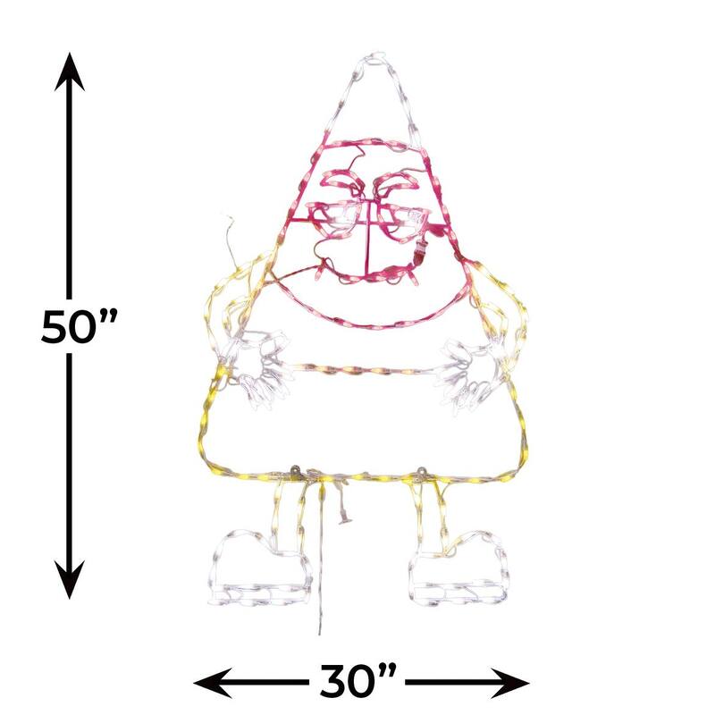 Halloween Lumi's Diabolical Candy Corn Metal Frame