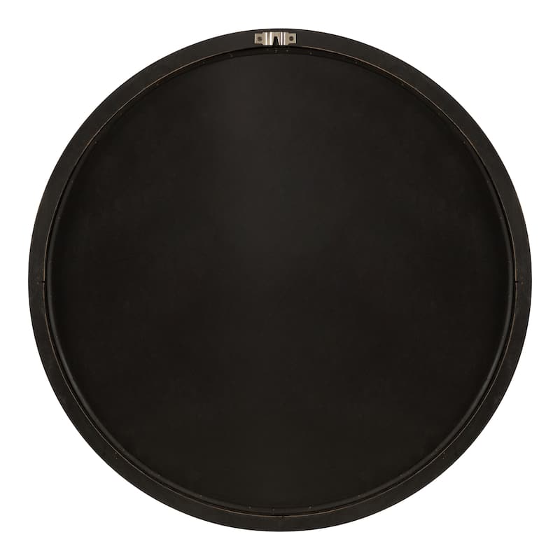 Kate and Laurel Astele Round Framed Mirror - 24" Diameter - 24" Diameter